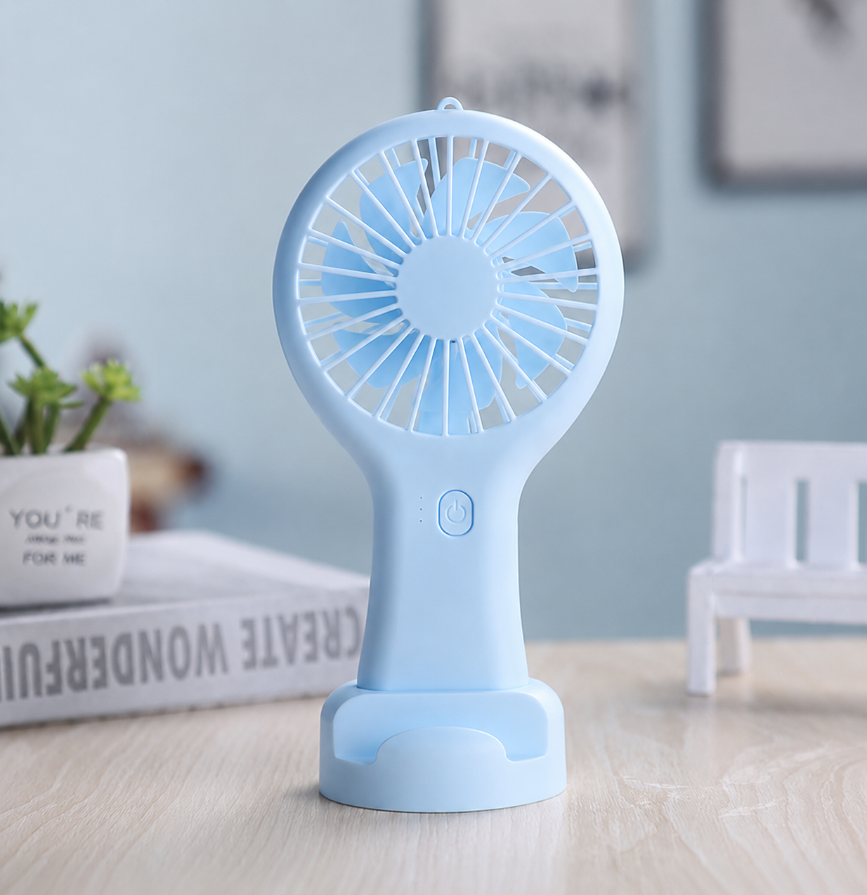 Mini USB Handheld Fan, Portable and Ultra Quiet