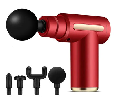 Mini Portable Massage Gun Red Frontal