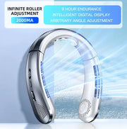 Portable Neck Fan with Digital Display