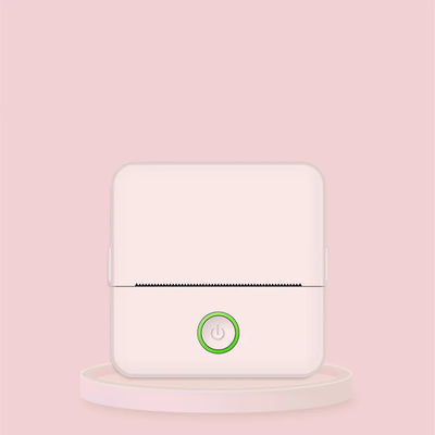 Portable Sticker Printer Pink Frontal
